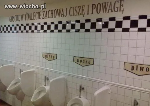A Ty co dzisiaj piłeś?