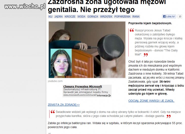 Zazdrosna żona... chyba nie chcielibyście...