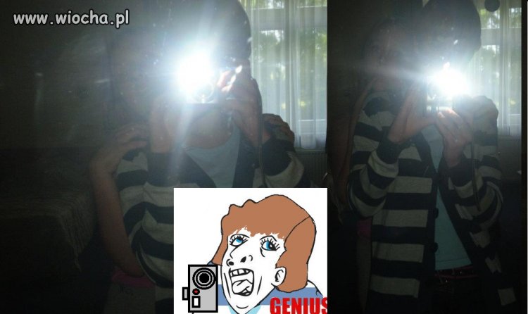 Fotki przy lustrze na dodatek brudnym 