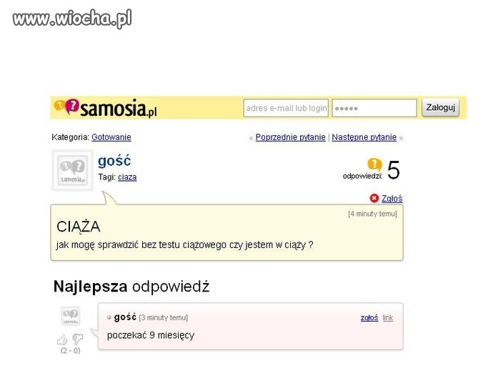 Niezawodny test ciążowy 