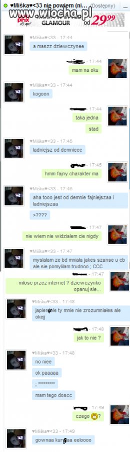 Miłość przez internet...