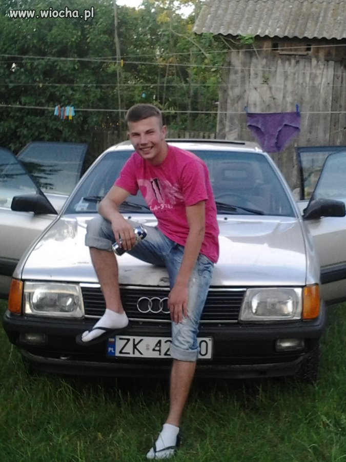 Skonek=Wiocha Japonki, skiery-stodoła-gacie i lans