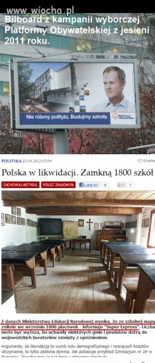 Tusk kłamca