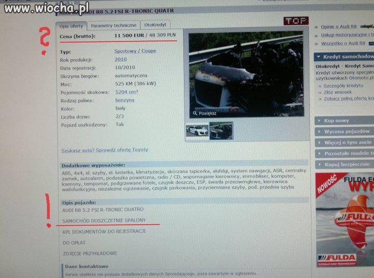 Takie auto za tak kuszącą cenę 