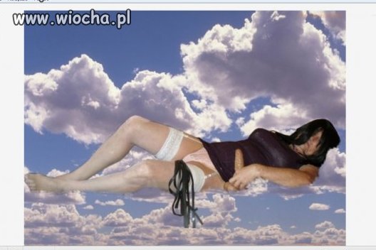 Ja w chmurach i mój sztuczny...