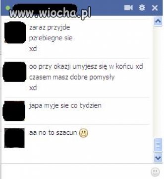 Rozmowa w trakcie deszczu ...