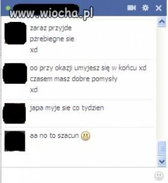 Rozmowa w trakcie deszczu ...