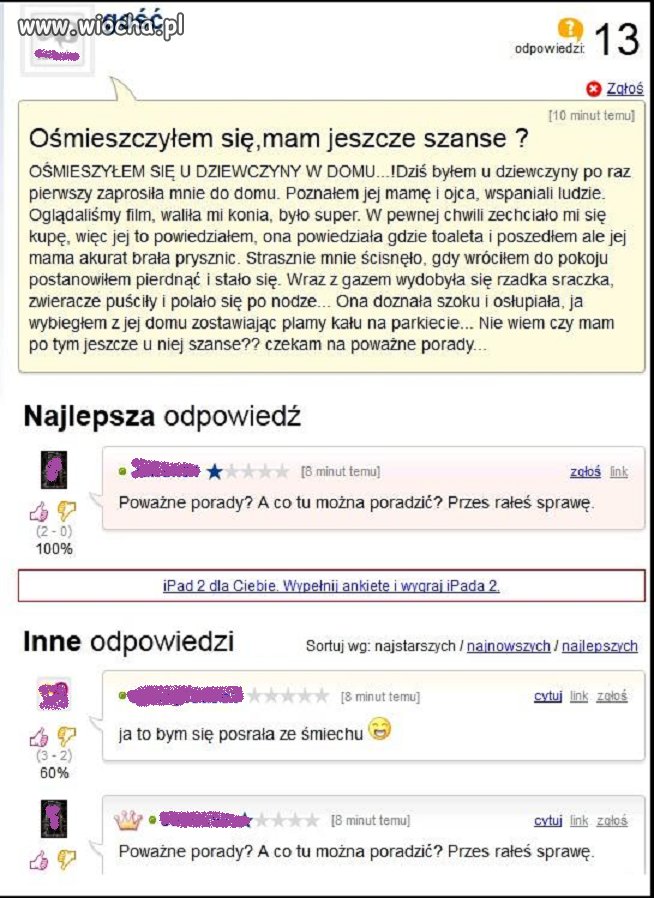 Ośmieszył się...