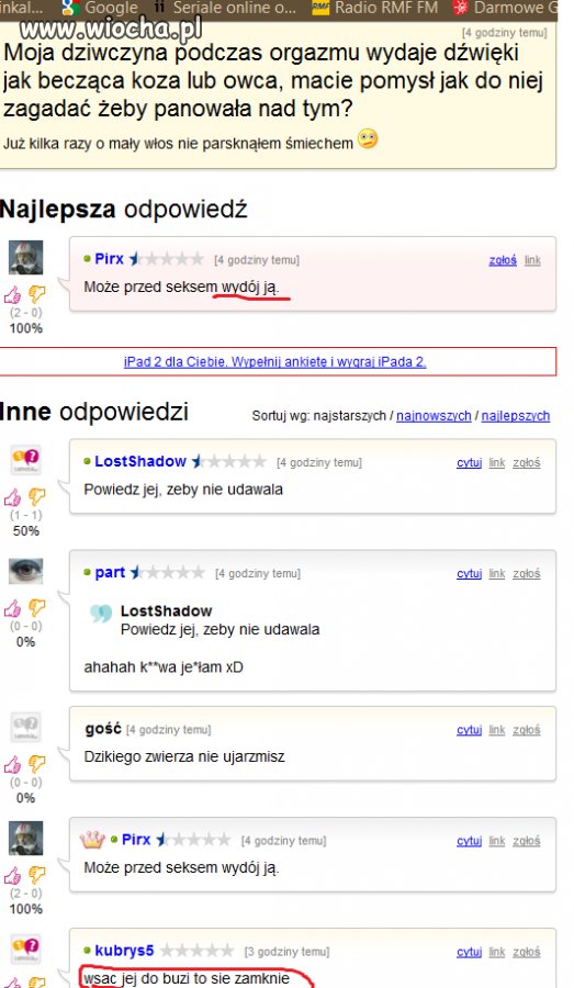 Wydój ją