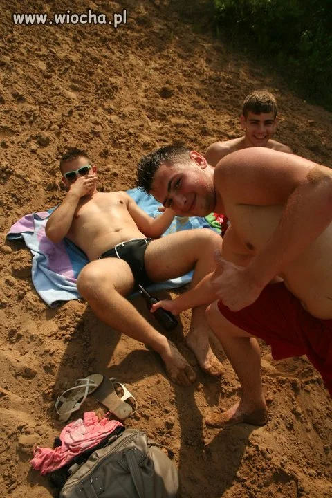 Takie tam na plaży 