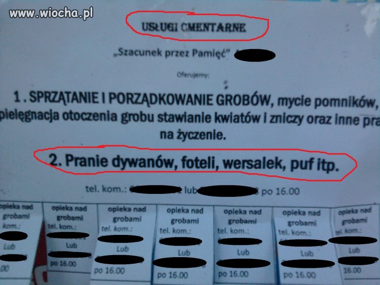 Od kiedy w usługach cmentarnych