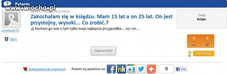 Zakochała się w księdzu?!
