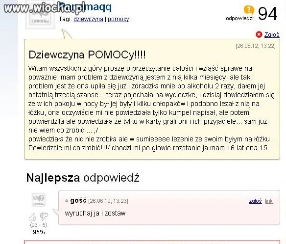 Szczerość...