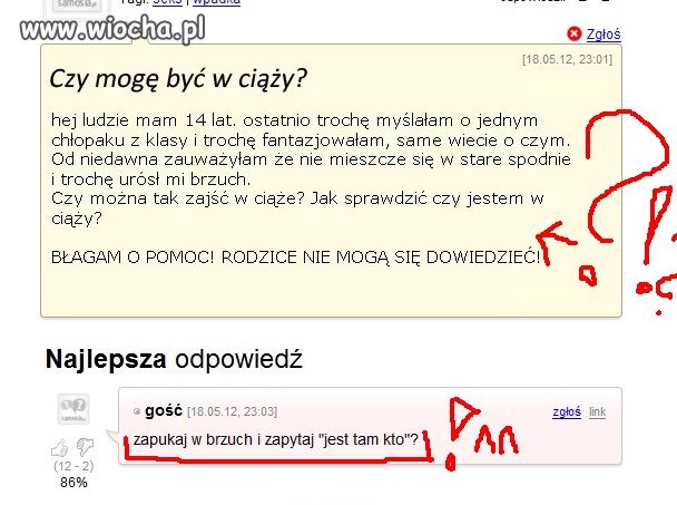 Pytanie o takie rzeczy to wiocha