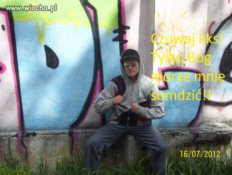 Gangster z Czuwaju i jeszcze ta poza
