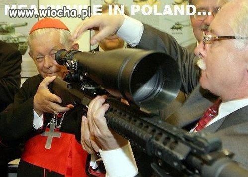 Kościół i broń...niepokojące połączenie
