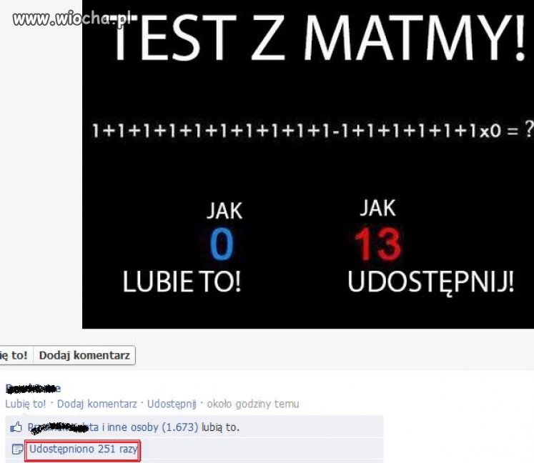 To chyba jeden z wielu dowodów na to, że