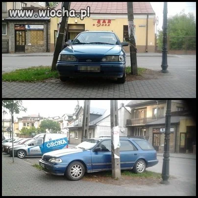 Perfekcyjne parkowanie...