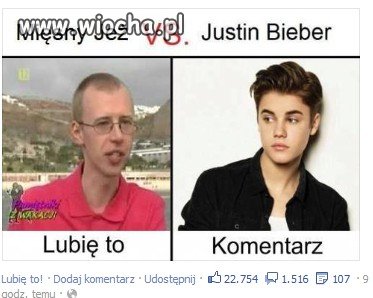 Nie ma to jak prośba o lajki.