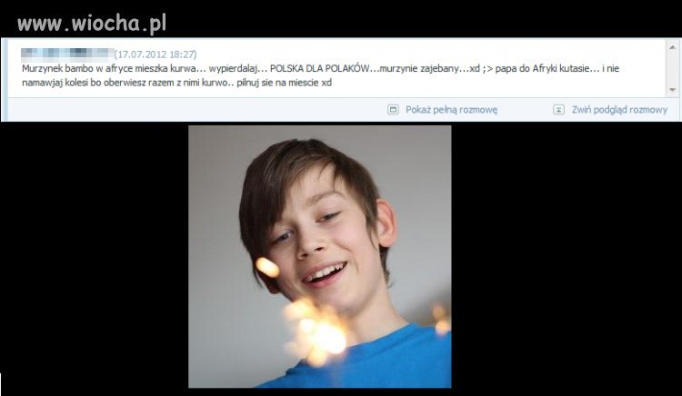 Groźby dziecka z naszej-klasy