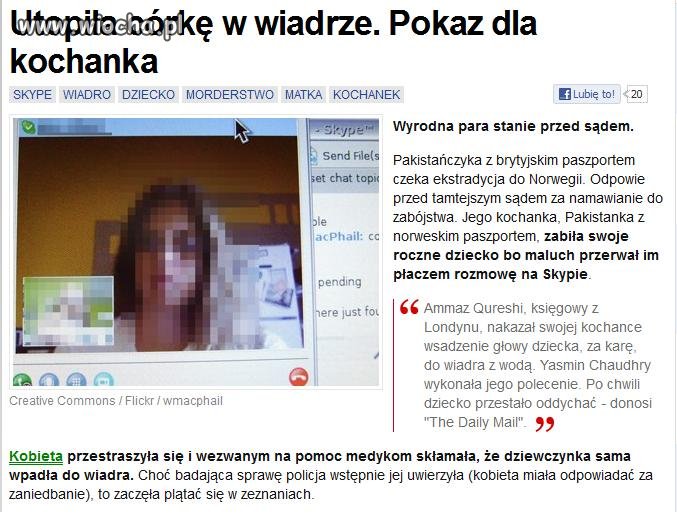 Z miłości gotawa była zabić...