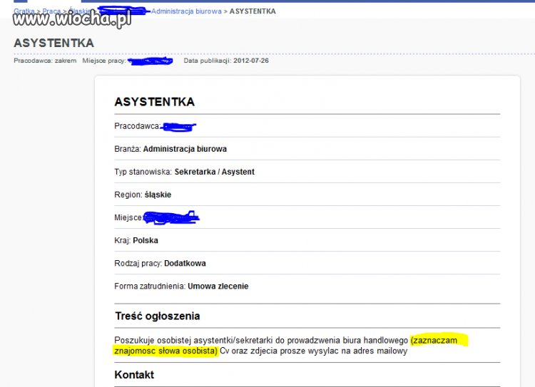 Asystentka bardzo osobista...