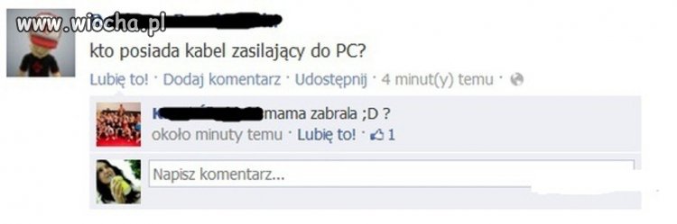 Kto ma kabel do kompa...?
