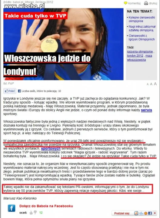 TELEWIZJA KŁAMIE