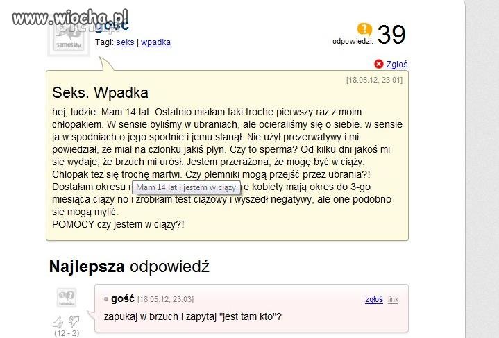 Jakie pytanie taka odpowiedź.