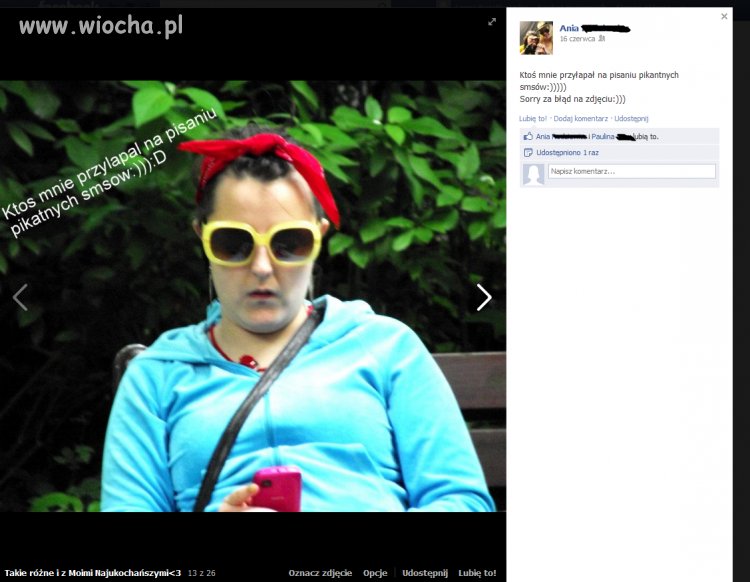 Niema to jak być przyłapanym...