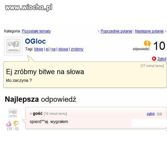 Bitwa na słowa