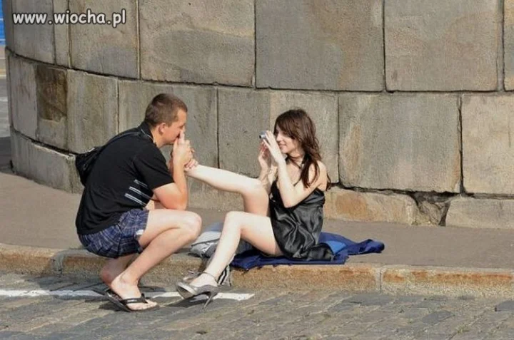 Ty mi nogę ucałujesz