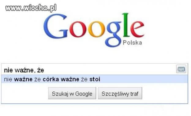 Nie ważne, że córka...