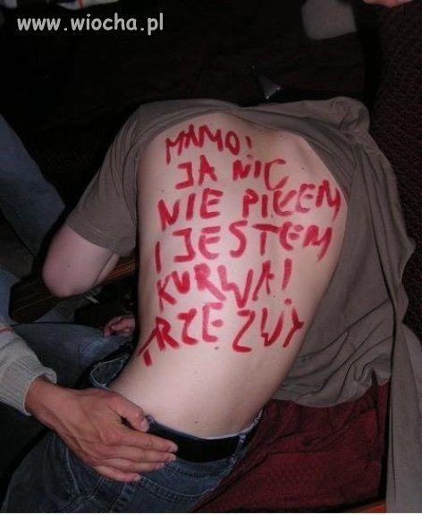 Przecież jestem trzeźwy 