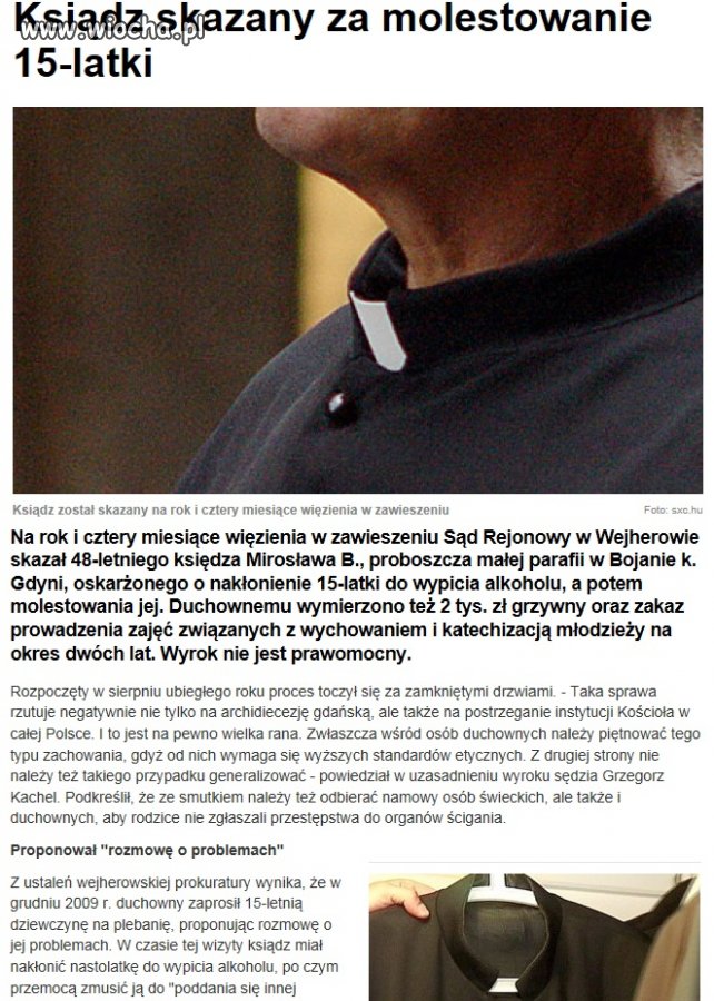 Takie kary dla pedofili tylko w Polsce