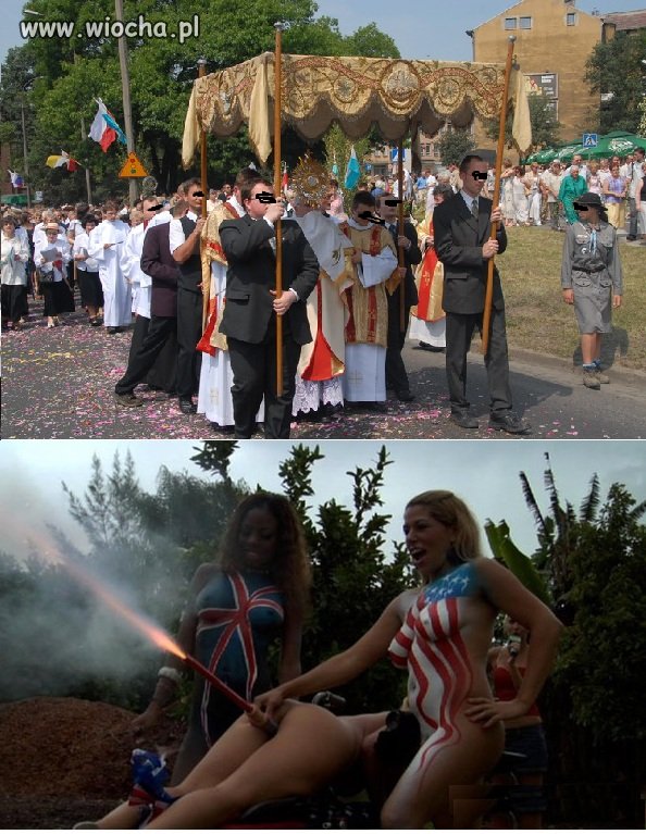 Świętowanie- Polska vs Ameryka...