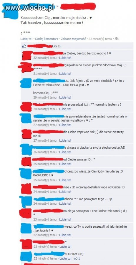 Wyznania miłosne na facebook'u