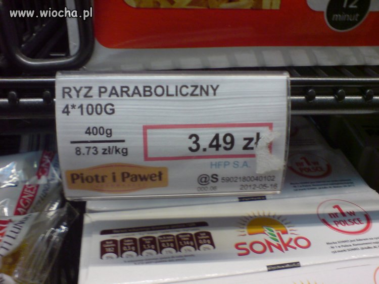 Ryż paraboliczny (Parboiled -Parzony)