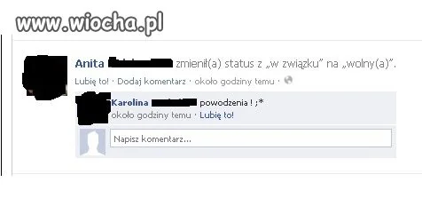 Zmiana statusu.