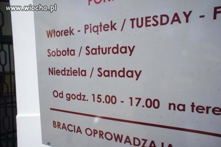 Sanday, to znaczy Niedziela 
