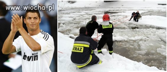 Wiochą jest to że człowiek który kopie piłke 