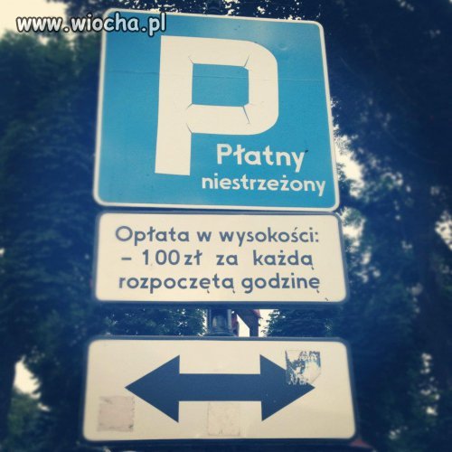 Płatny? Ale za co? Może to opłata klimatyczna?