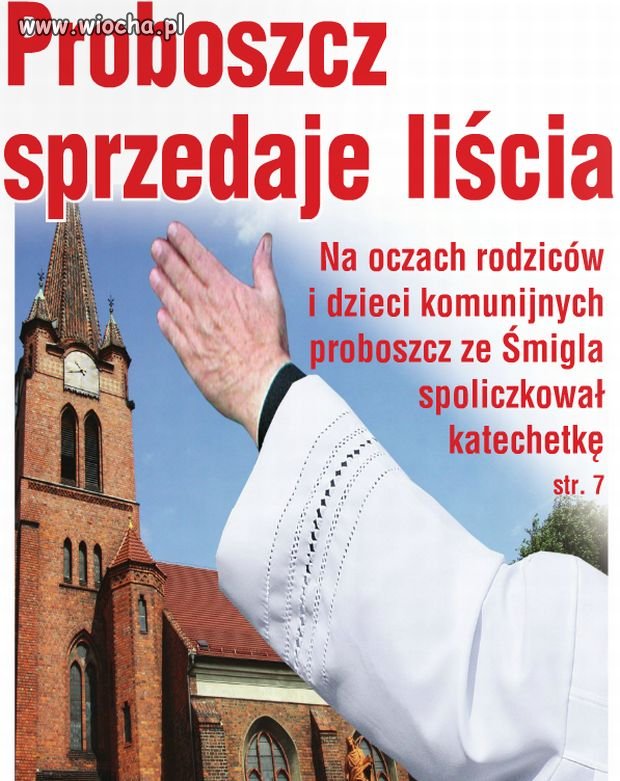 Ksiądz ogrodnik- sprzedał liścia katechetce...