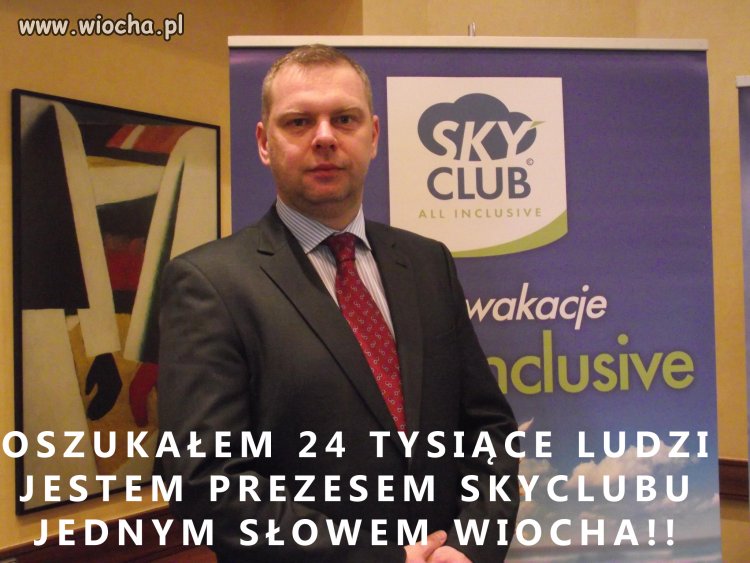 Prezes SkyClubu oszukał 24 tysiące ludzi