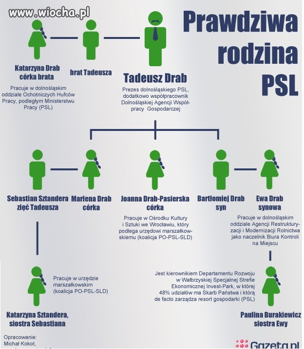 Struktura koneksyjno-prorodzinna PSL