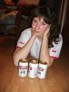 Szpan na alkohol i kolory hiszpańskie na twarzy