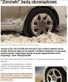 Obowiązkowe opony zimowe