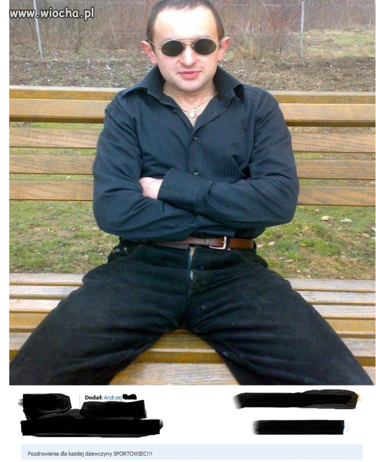 Sportowiec pozdrawia dziewczyny