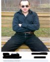 Sportowiec pozdrawia dziewczyny