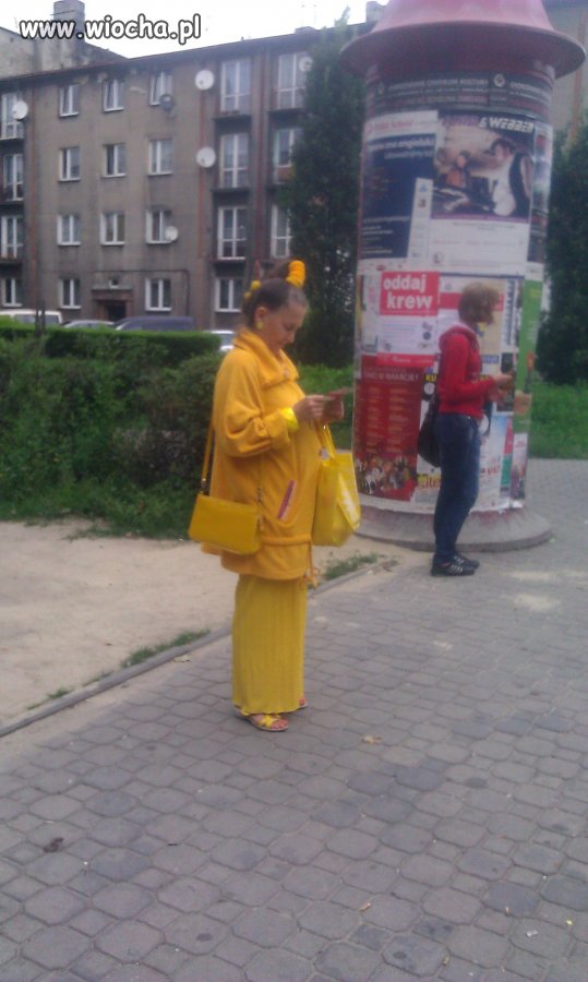 Modna pani w Chorzowie